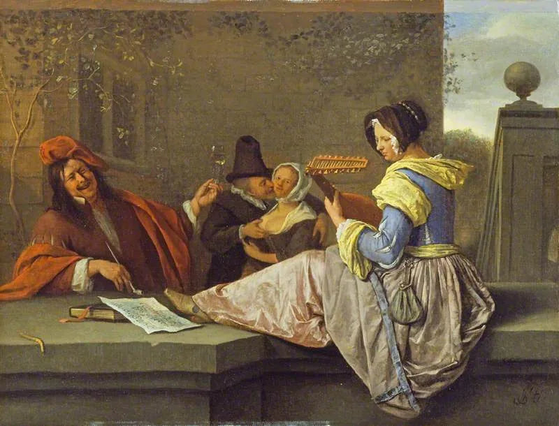 Le joueur de luth - Jan Steen image 1 reproduction réalisée par Alpha Reproduction