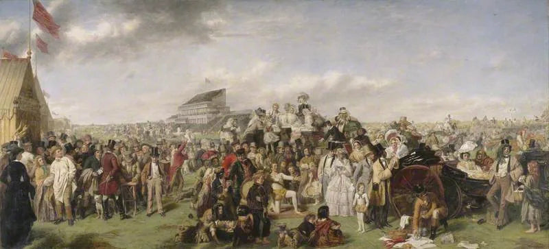 Le jour du Derby - William Powell Frith image 1 reproduction de peinture à l’huile
