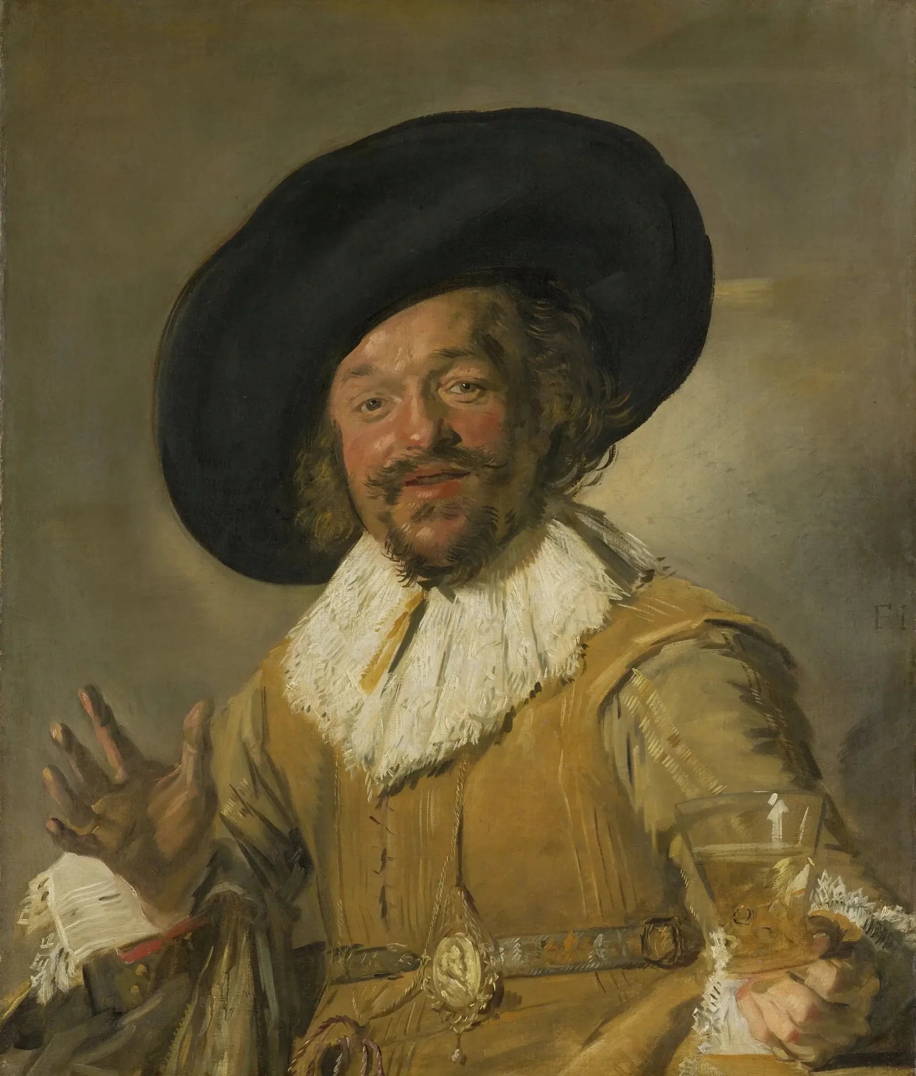 Le Joyeux Buveur - Frans Hals image 1 tableau peint à l’huile sur toile