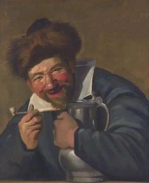 Le joyeux buveur - Frans Hals image 1 copie peinte à la main à l’huile