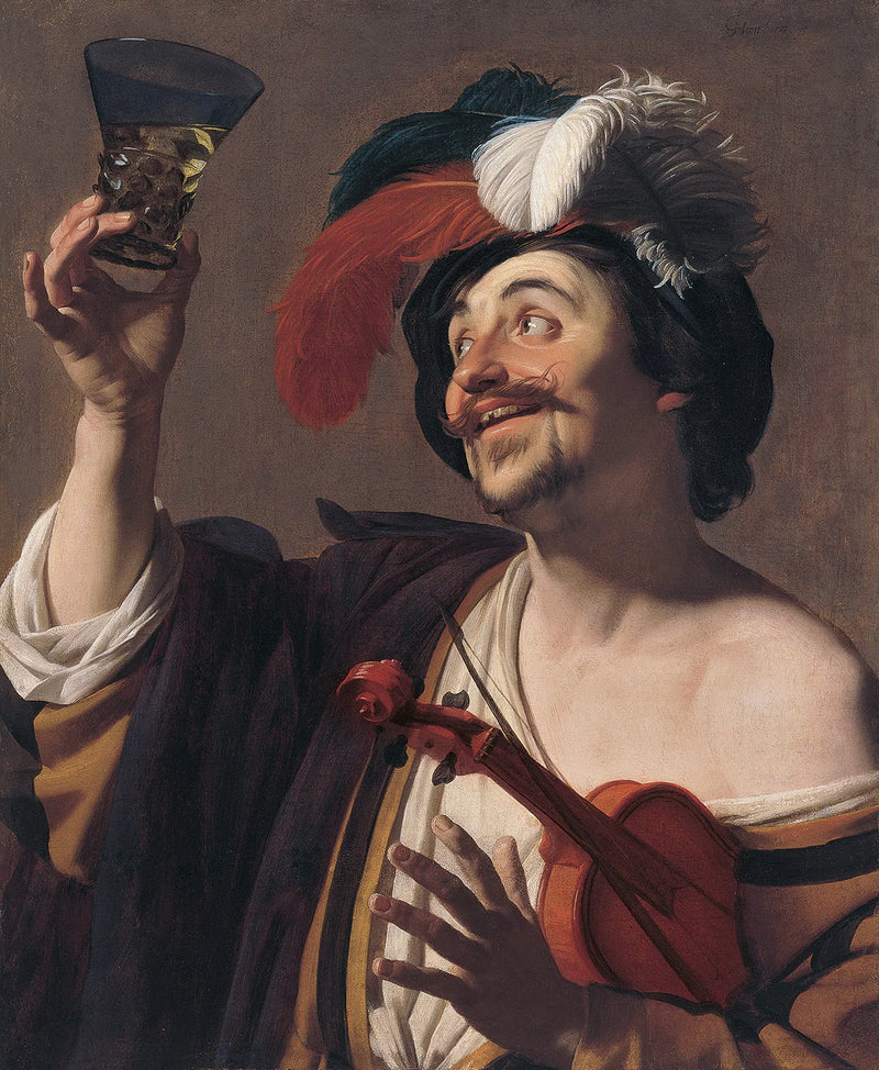 Le joyeux violoniste - Gerrit van Honthorst
