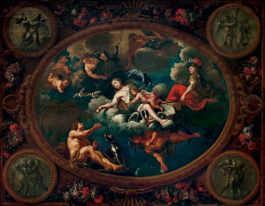 Le jugement de Paris - Charles Le Brun image 1 reproduction d’œuvre d’art à l’huile