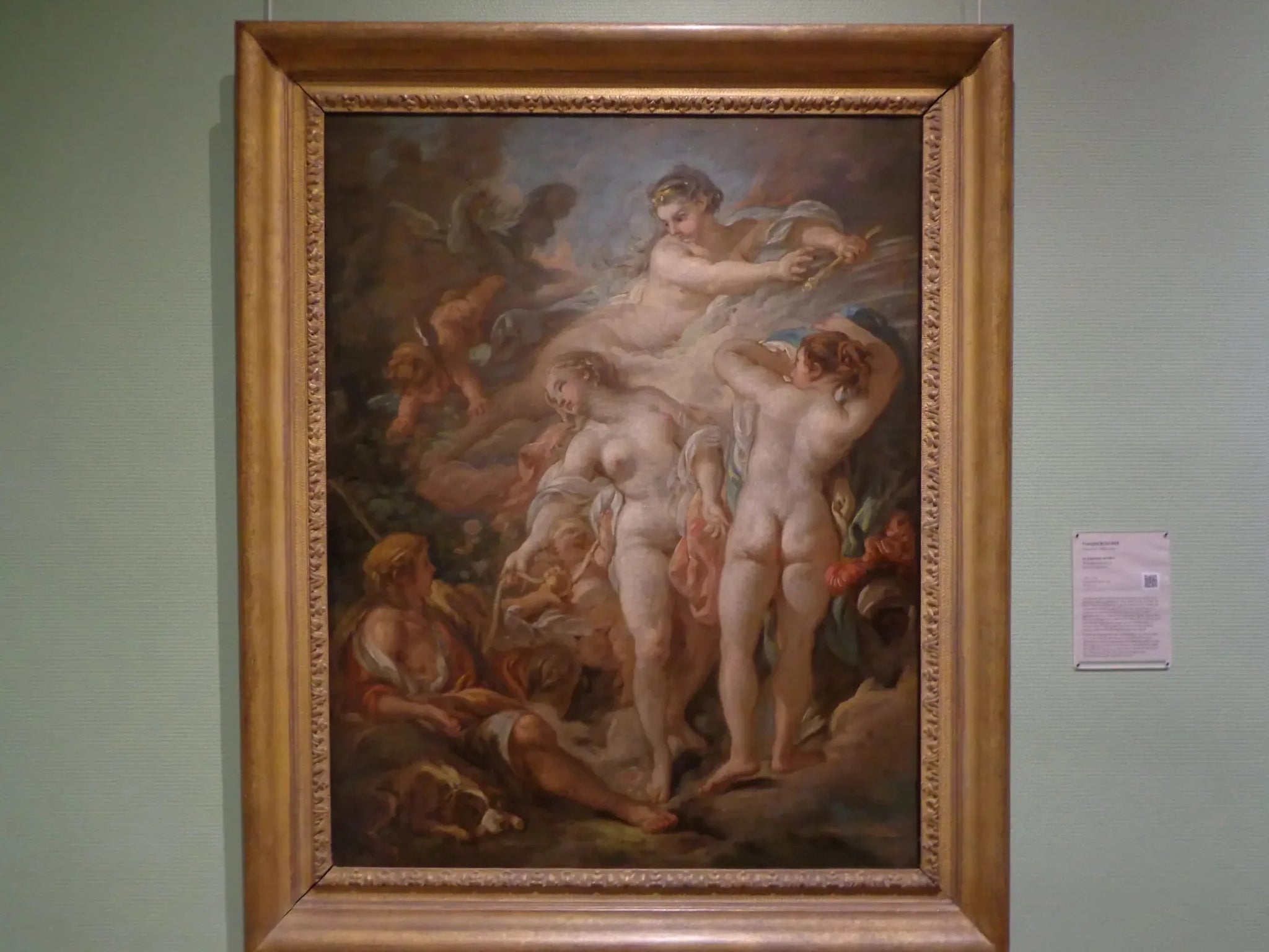 Le Jugement de Pâris - François Boucher image 1 tableau peint à l’huile sur toile
