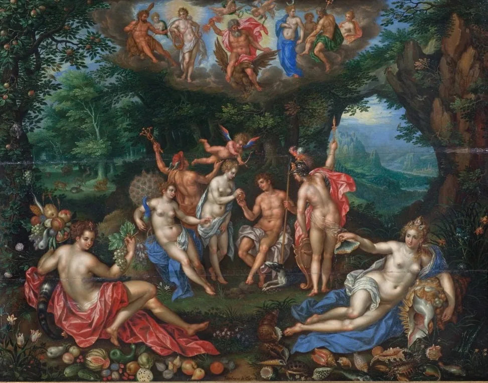 Le jugement de Paris - Jan Brueghel l'Ancien image 1 copie peinte à la main à l’huile