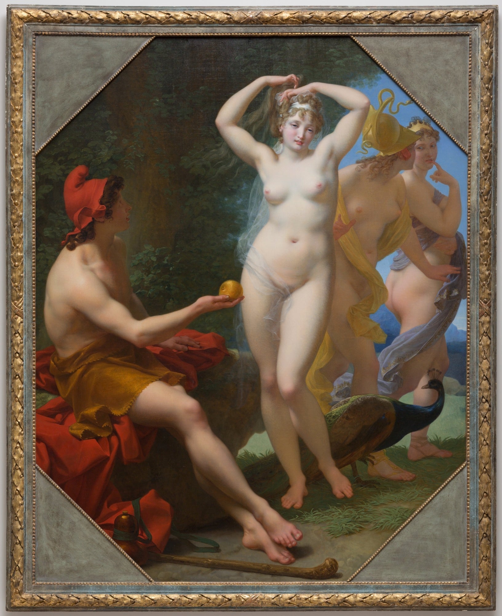 Le Jugement de Paris - Jean-Baptiste Regnault image 1 reproduction artisanale de tableau