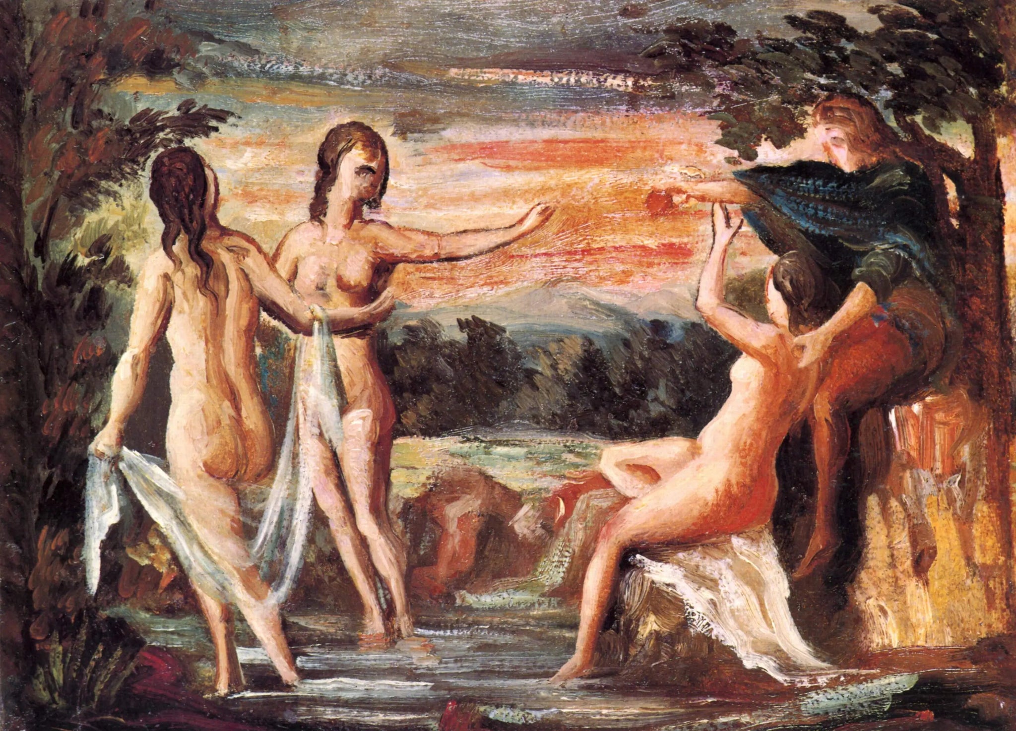 Le Jugement de Pâris - Paul Cézanne image 1 reproduction de peinture à l’huile