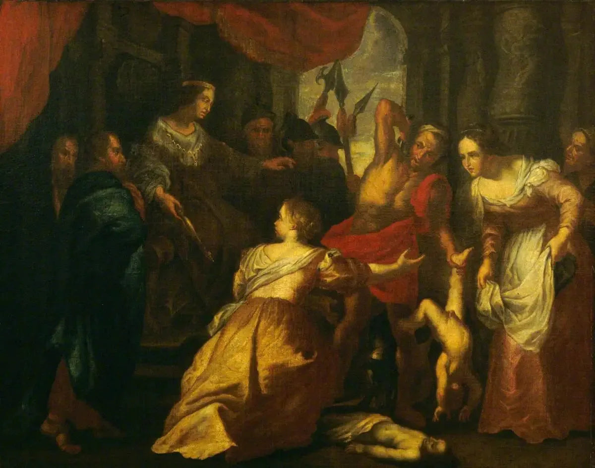 Le jugement de Salomon - Peter Paul Rubens image 1 tableau peint à l’huile sur toile