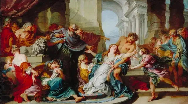 Le jugement de Suzanne - François Boucher image 1 reproduction de peinture à l’huile