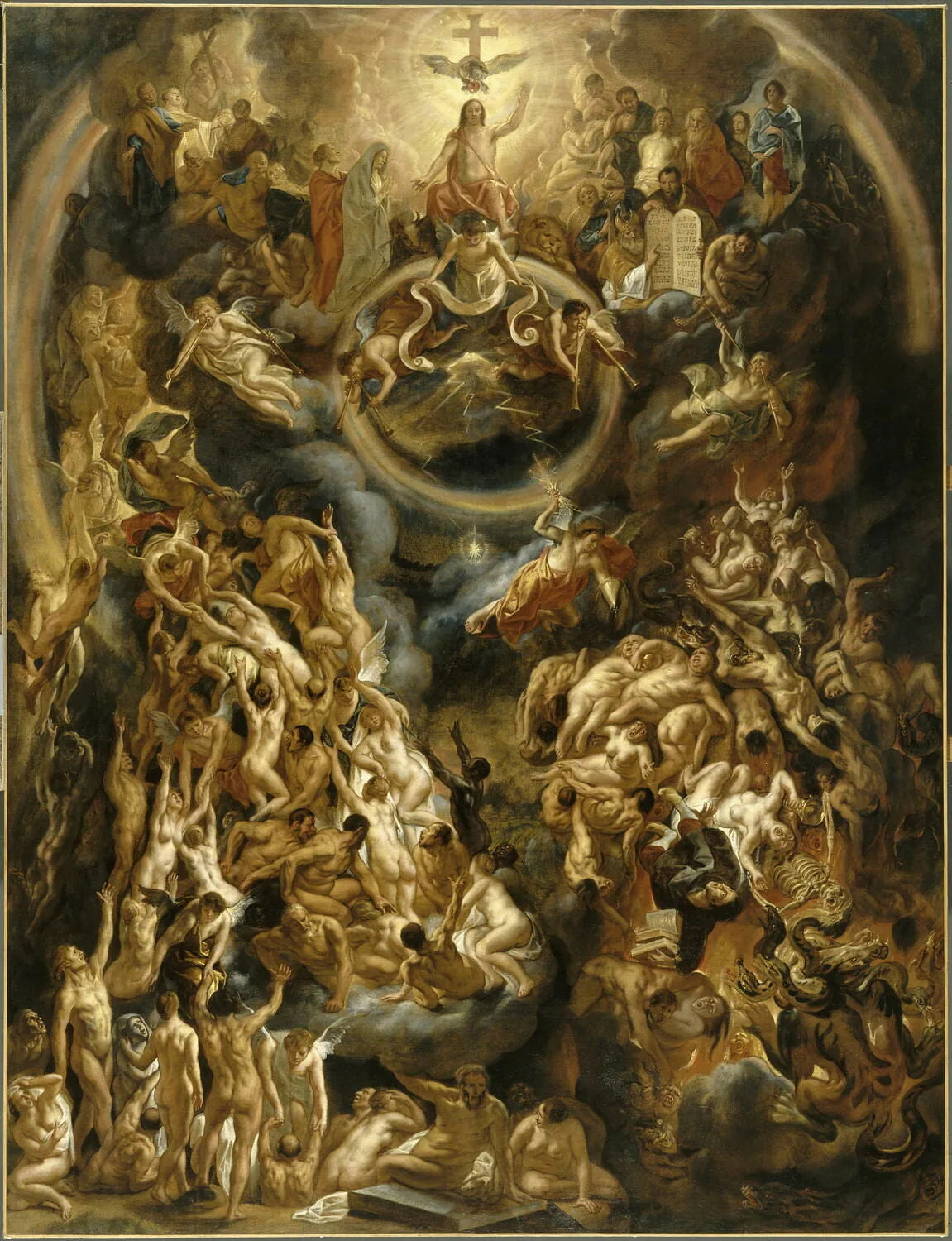 Le Jugement dernier - Jacob Jordaens image 1 reproduction artisanale de tableau