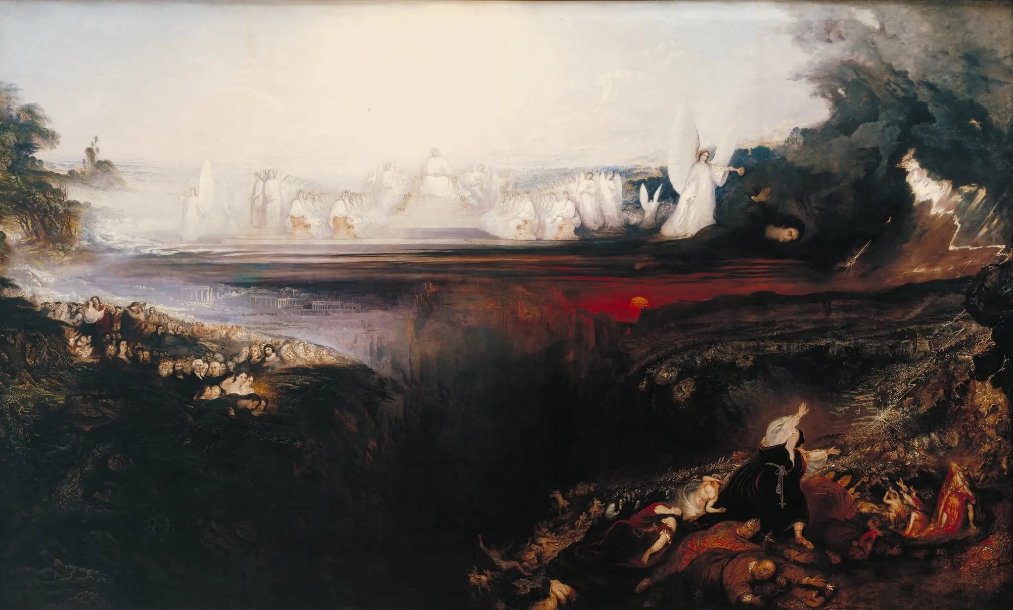 Le Jugement dernier - John Martin image 1 copie de tableau peinte à la main