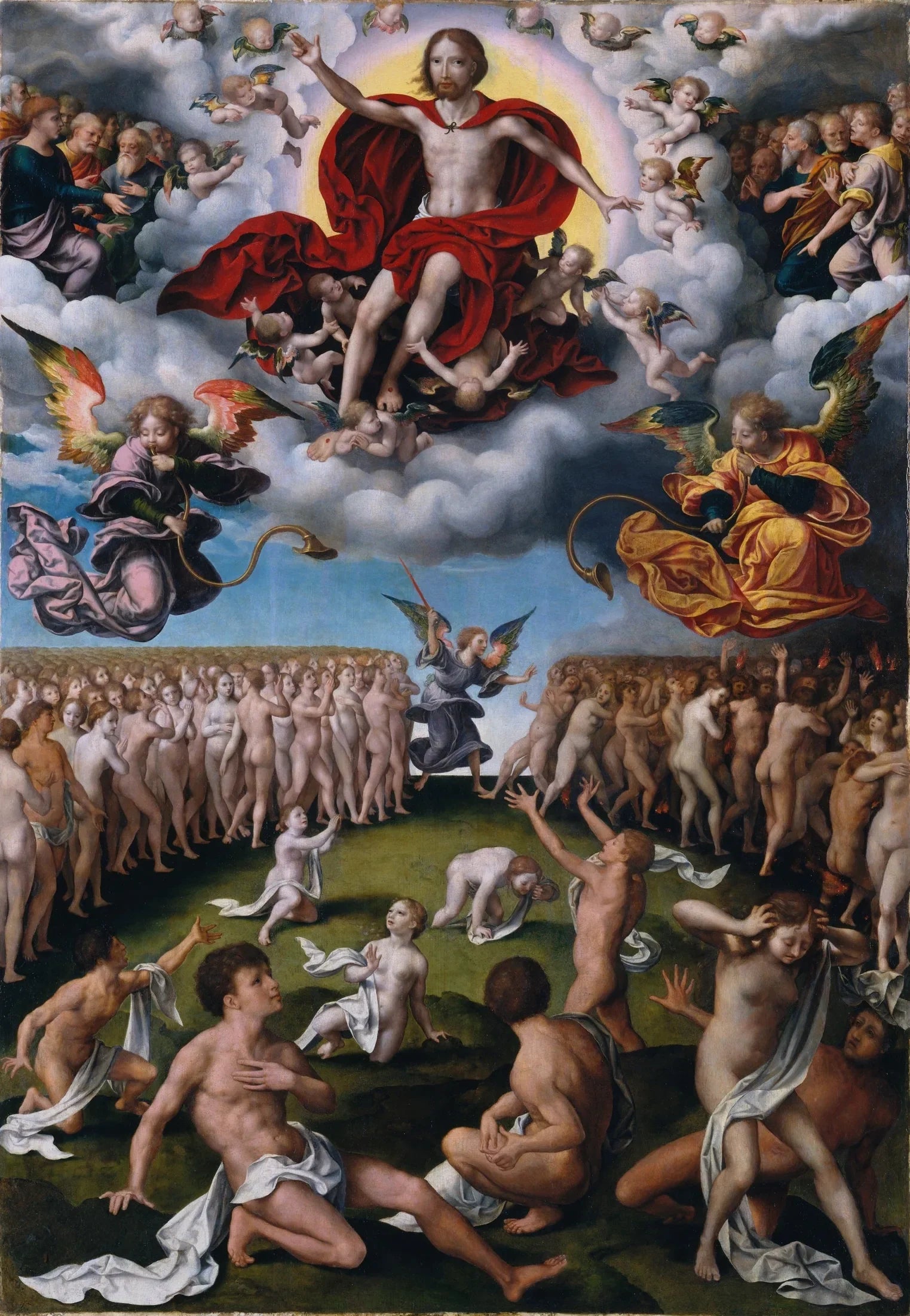 Le Jugement Dernier - Joos van Cleve image 1 reproduction réalisée par Alpha Reproduction