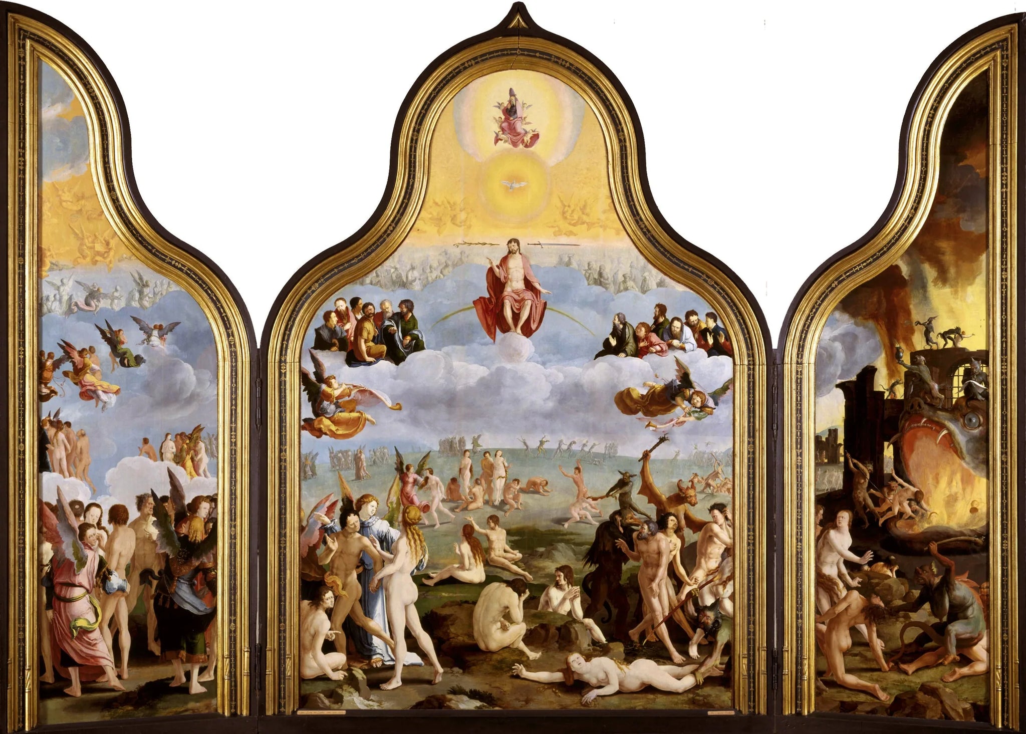 Le Jugement dernier - Lucas van Leyden image 1 tableau peint à l’huile sur toile