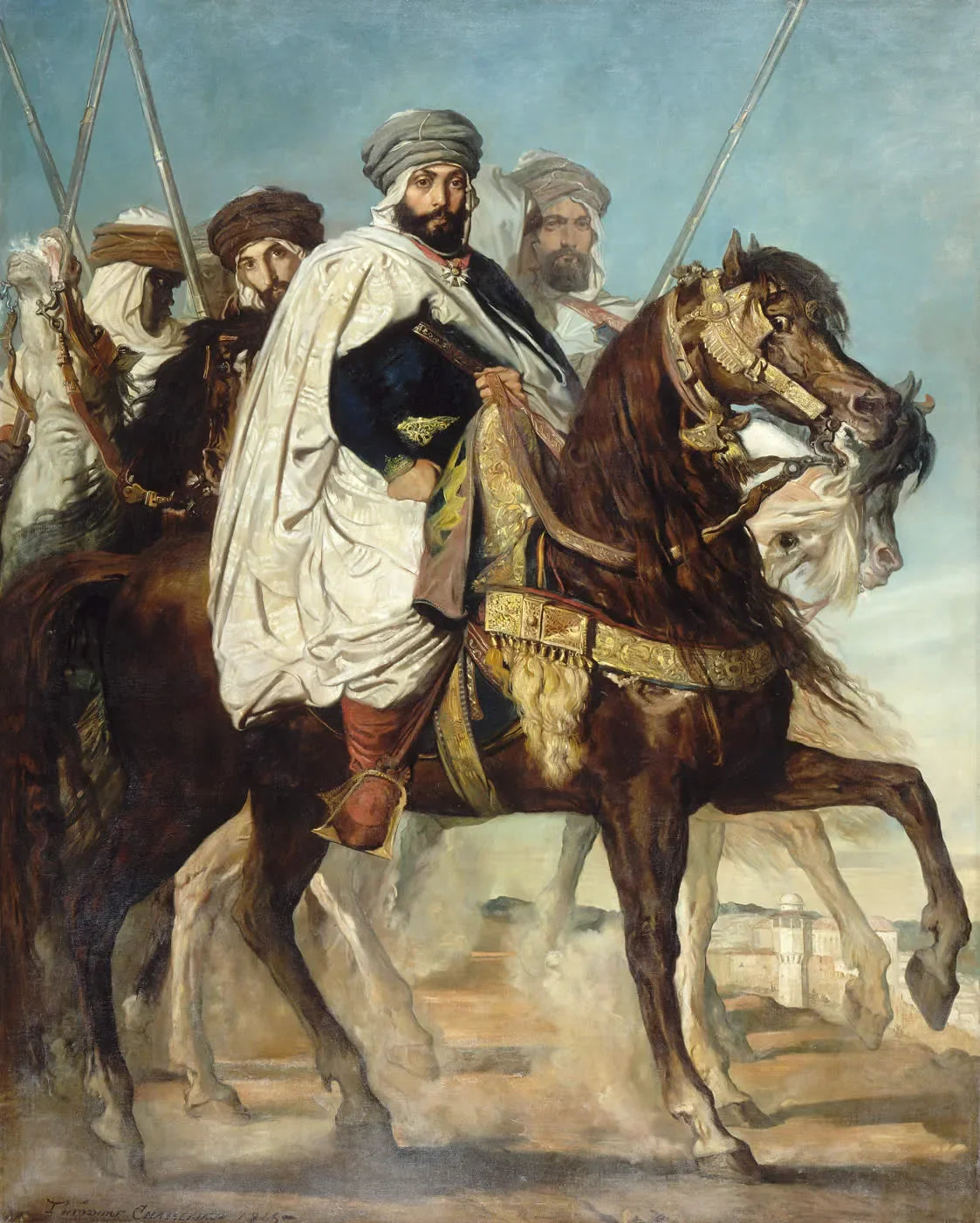Le Khalife de Constantine - Théodore Chassériau image 1 reproduction artisanale de tableau