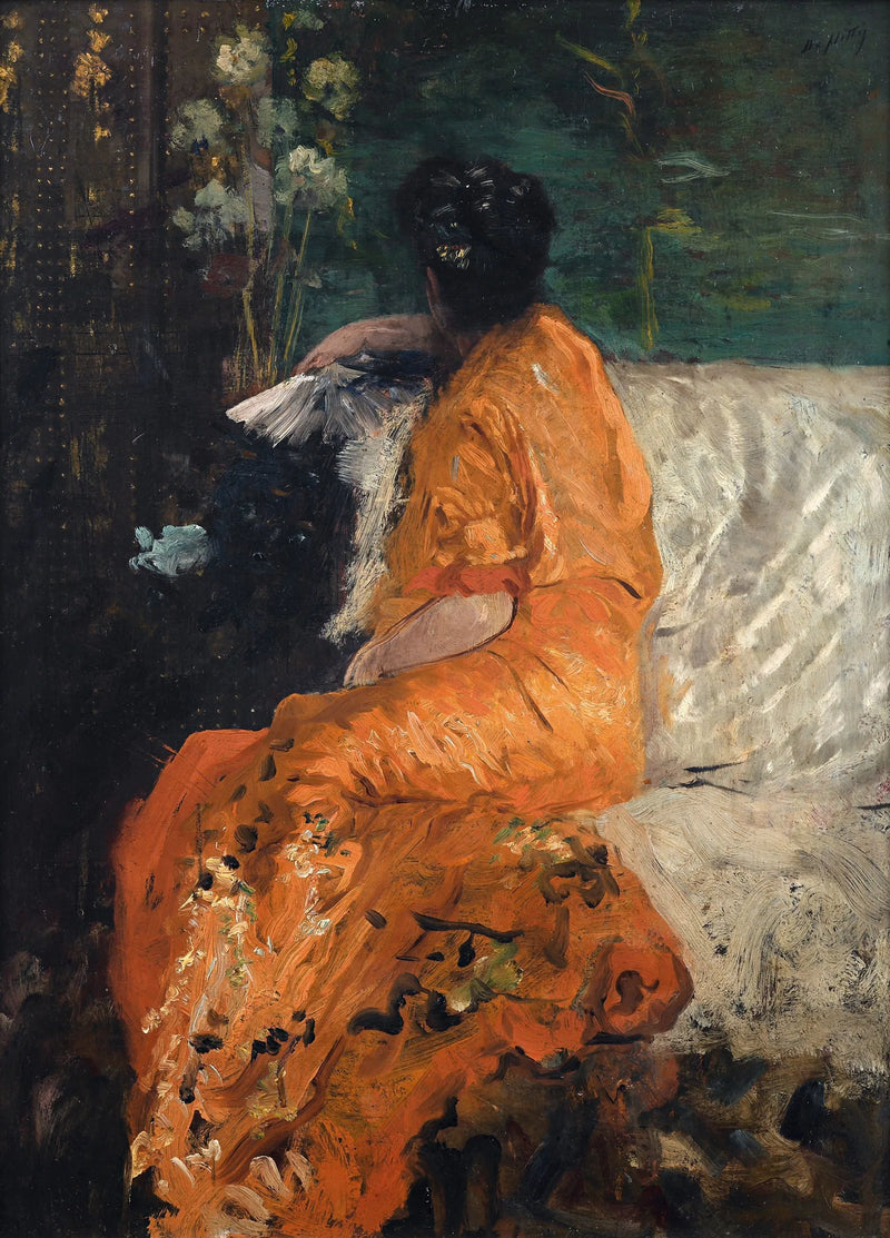Le kimono orange - Giuseppe De Nittis