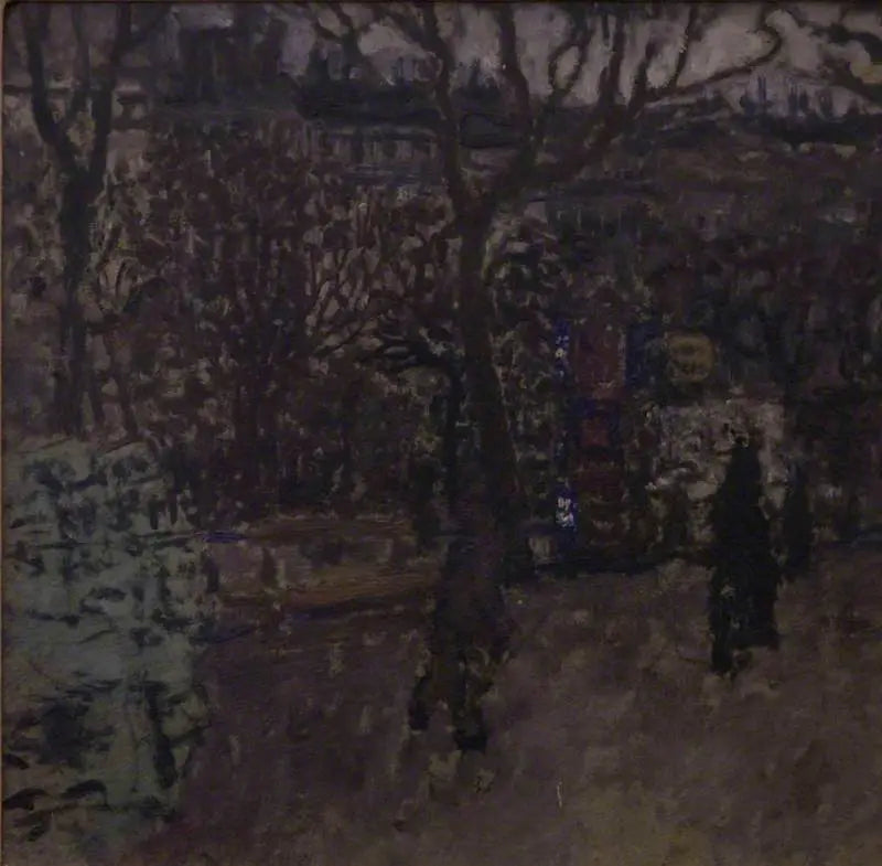 Le Kiosque, Boulevard des Batignolles - Pierre Bonnard image 1 reproduction artisanale de tableau