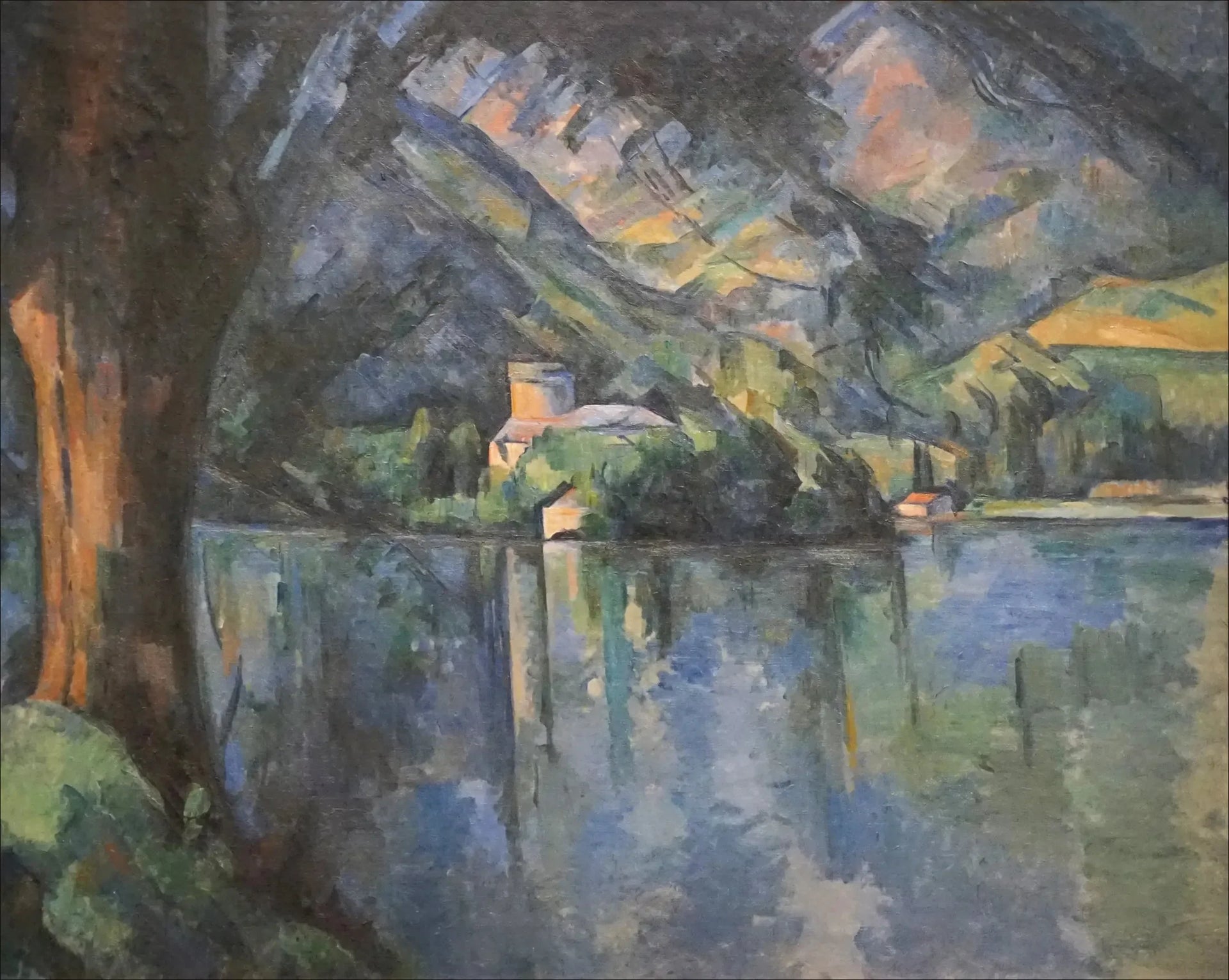 Le Lac d'Annecy - Paul Cézanne image 1 copie de tableau peinte à la main