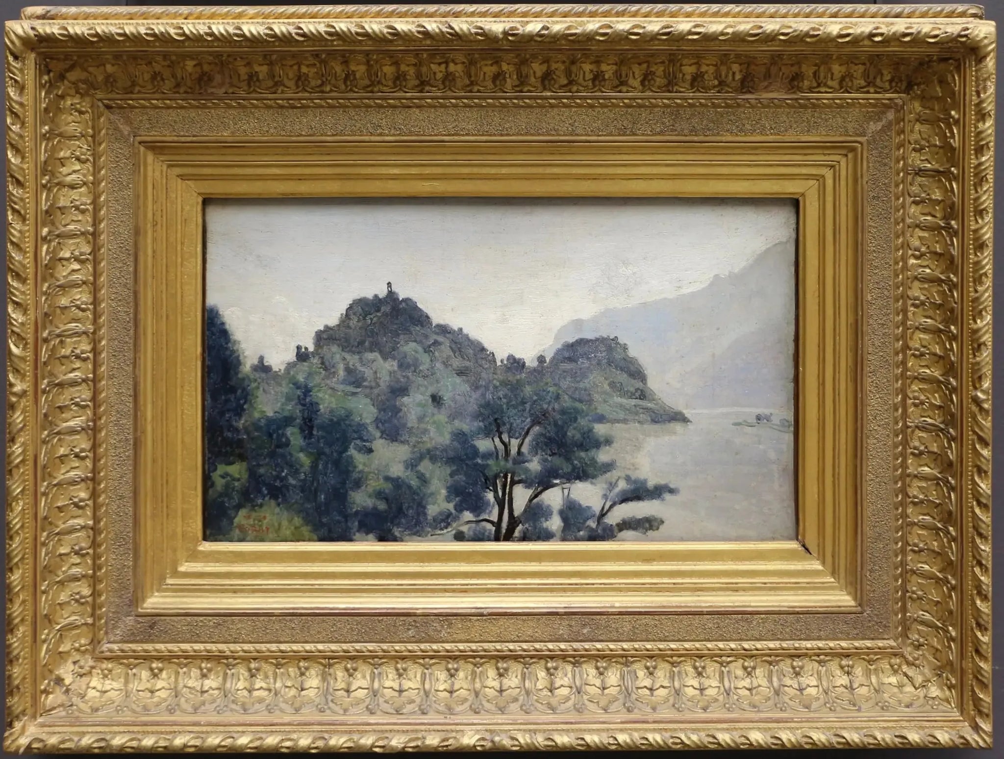 Le Lac de Brienz - Jean-Baptiste Camille Corot image 1 reproduction d’œuvre d’art à l’huile
