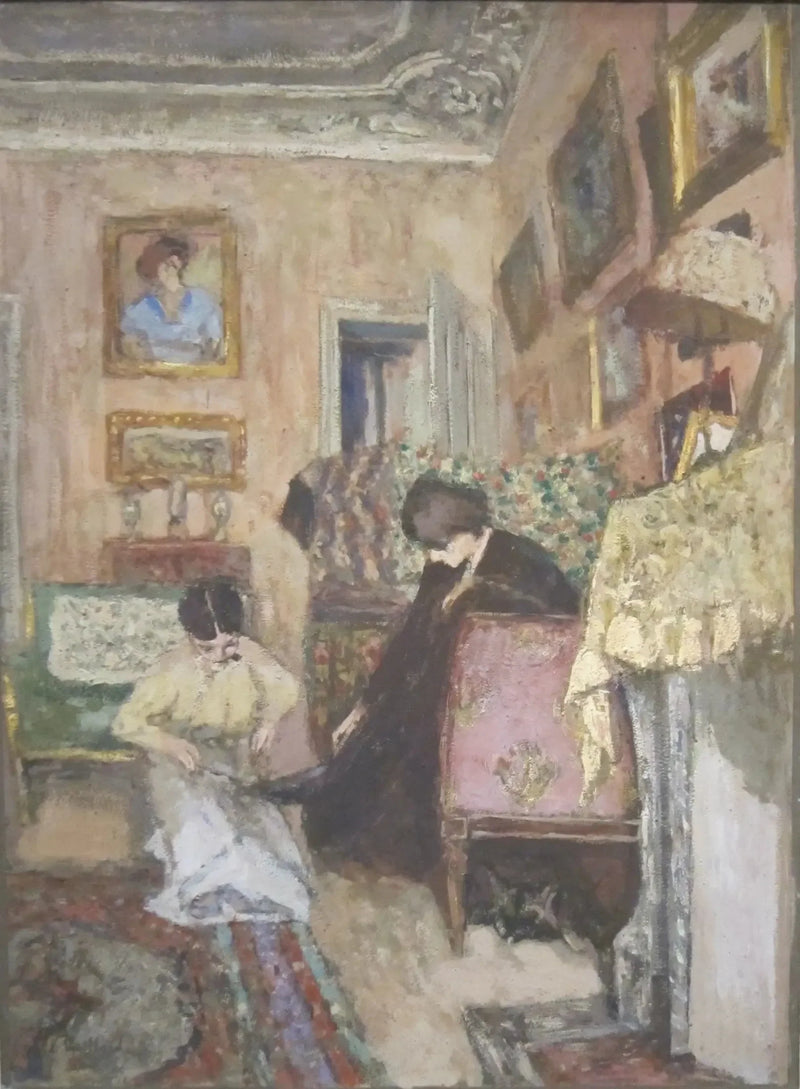 Le Lacet de la bottine - Édouard Vuillard