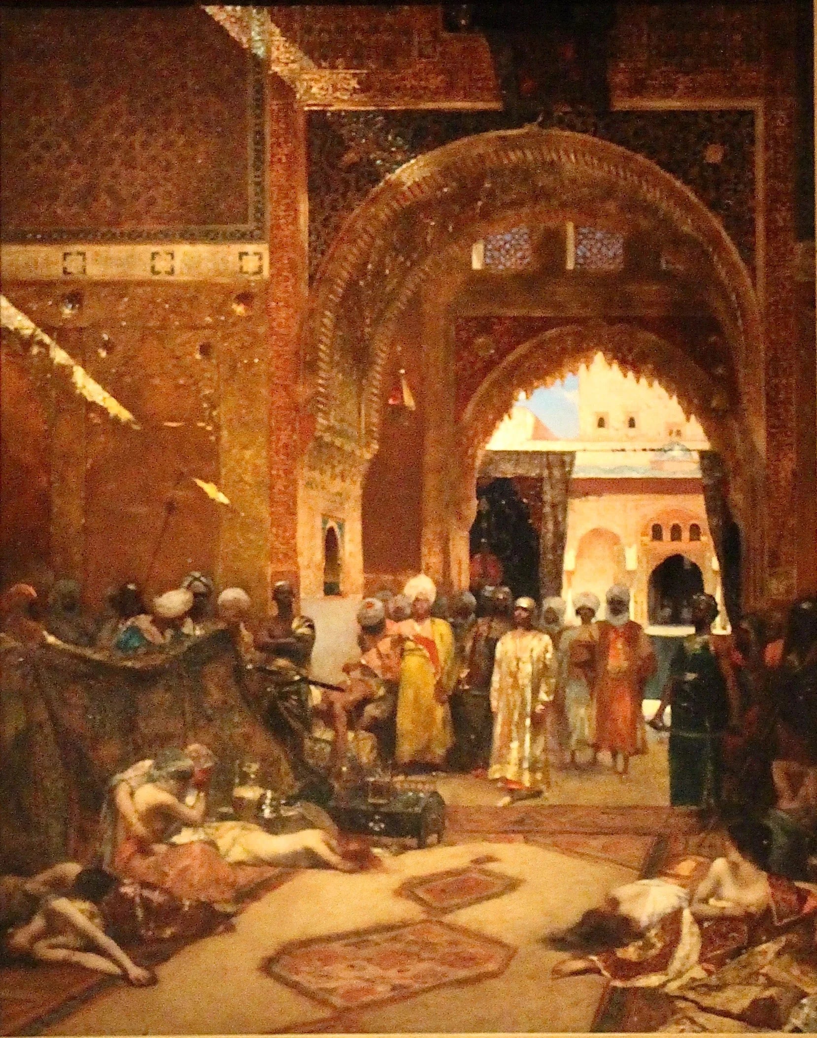 Le lendemain d'une victoire à l'Alhambra - Jean-Joseph Benjamin-Constant image 1 reproduction d’œuvre d’art à l’huile