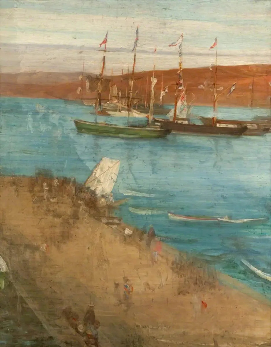 Le lendemain de la révolution : Valparaiso - James Abbott McNeill Whistler image 1 copie de tableau peinte à la main