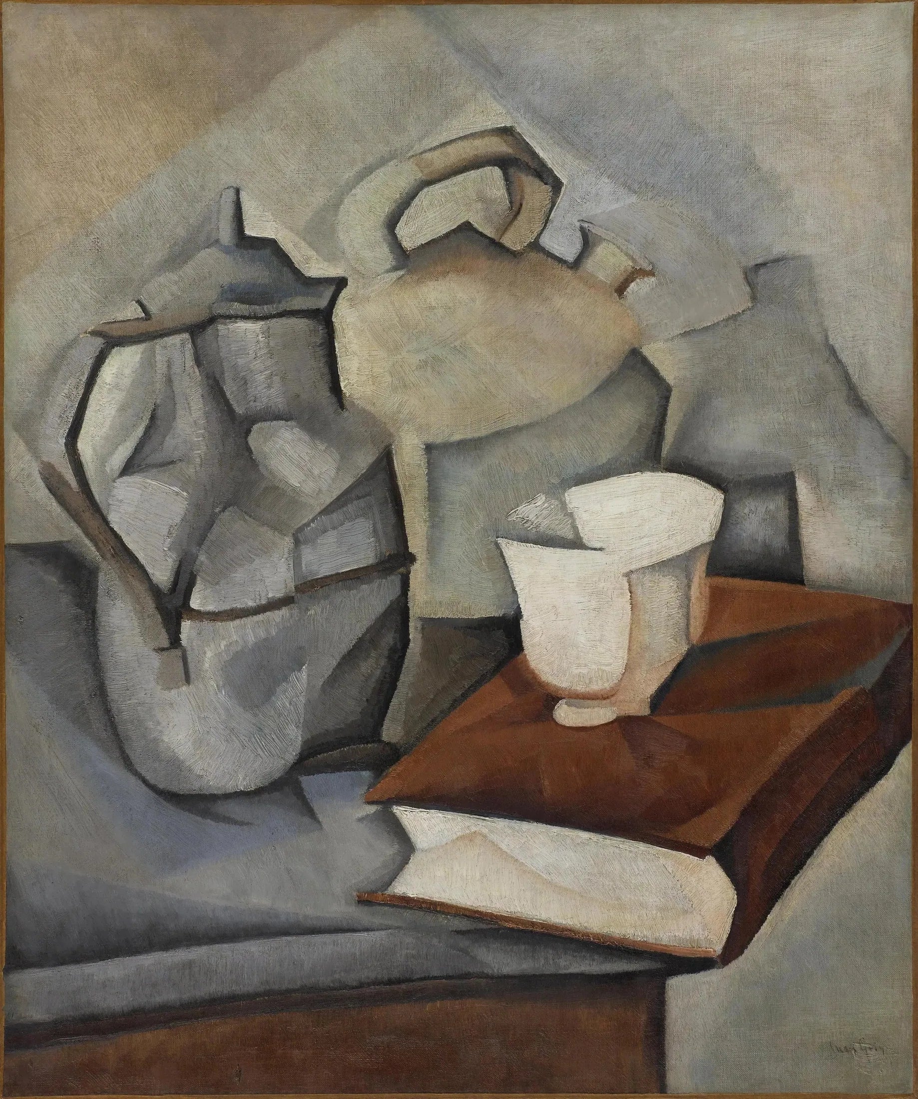Le Livre - Juan Gris image 1 reproduction de peinture à l’huile