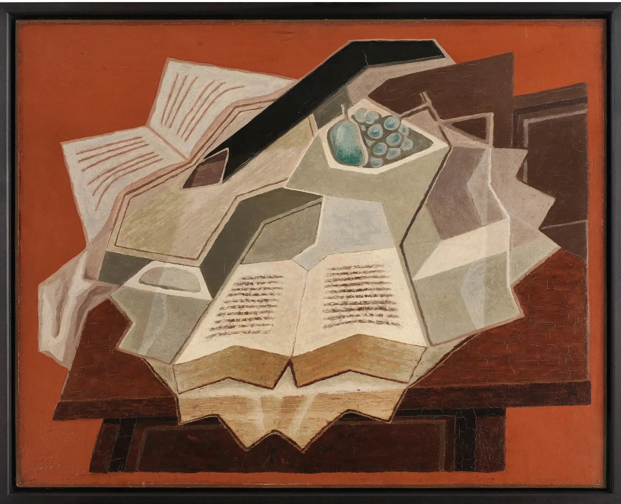 Le livre ouvert - Juan Gris image 1 reproduction de peinture à l’huile