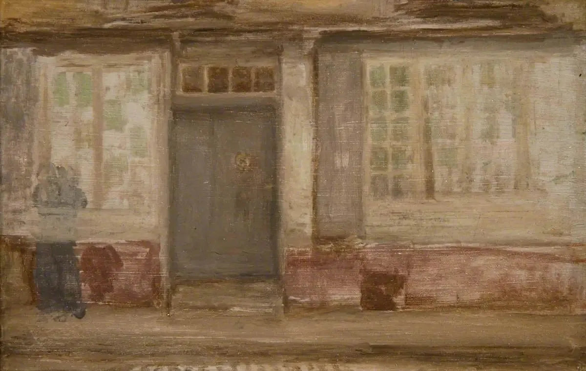 Le Logement du Prêtre, Dieppe - James Abbott McNeill Whistler image 1 reproduction d’œuvre d’art à l’huile