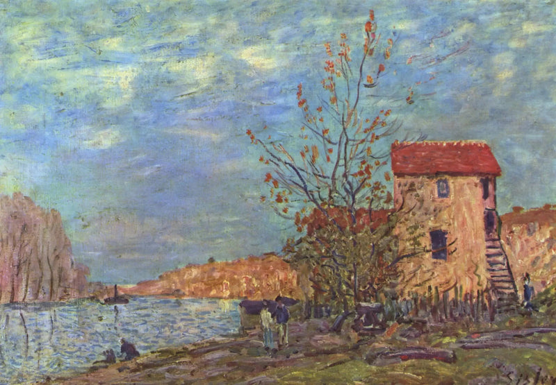 Le Loing à Moret - Alfred Sisley