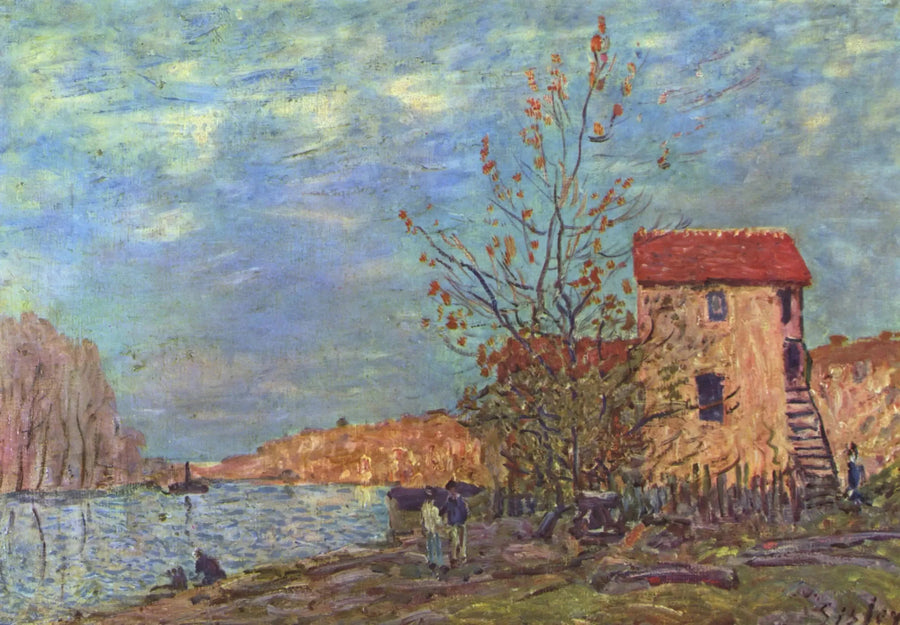 Le Loing à Moret - Alfred Sisley