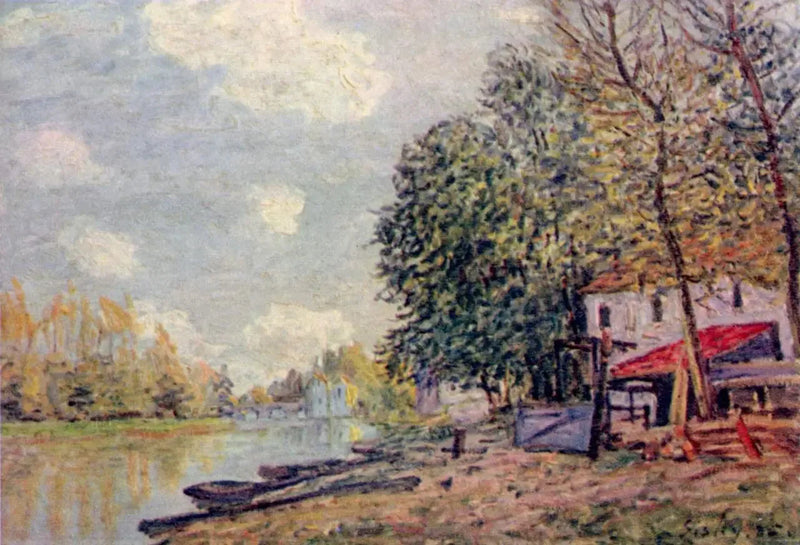 Le Loing à Moret - Alfred Sisley