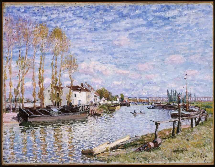 Le Loing à Saint-Mammès - Alfred Sisley