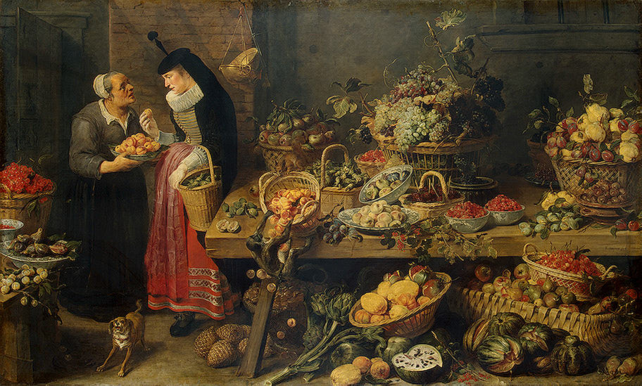 Le magasin de fruits - Frans Snyders image 1 reproduction d’œuvre d’art à l’huile