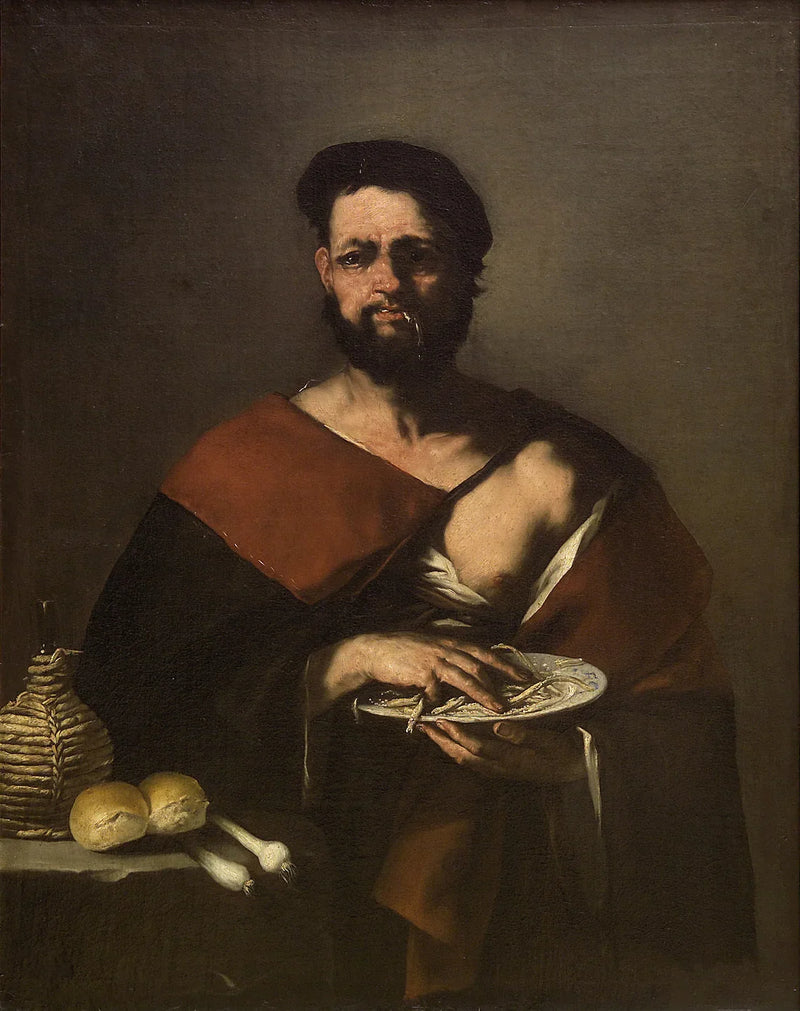 Le mangeur de poisson - Luca Giordano