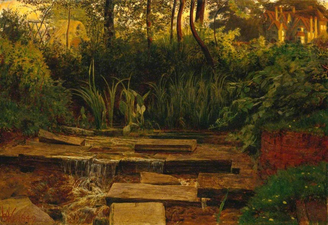 Le Manoir Hanté - William Holman Hunt image 1 copie de tableau peinte à la main