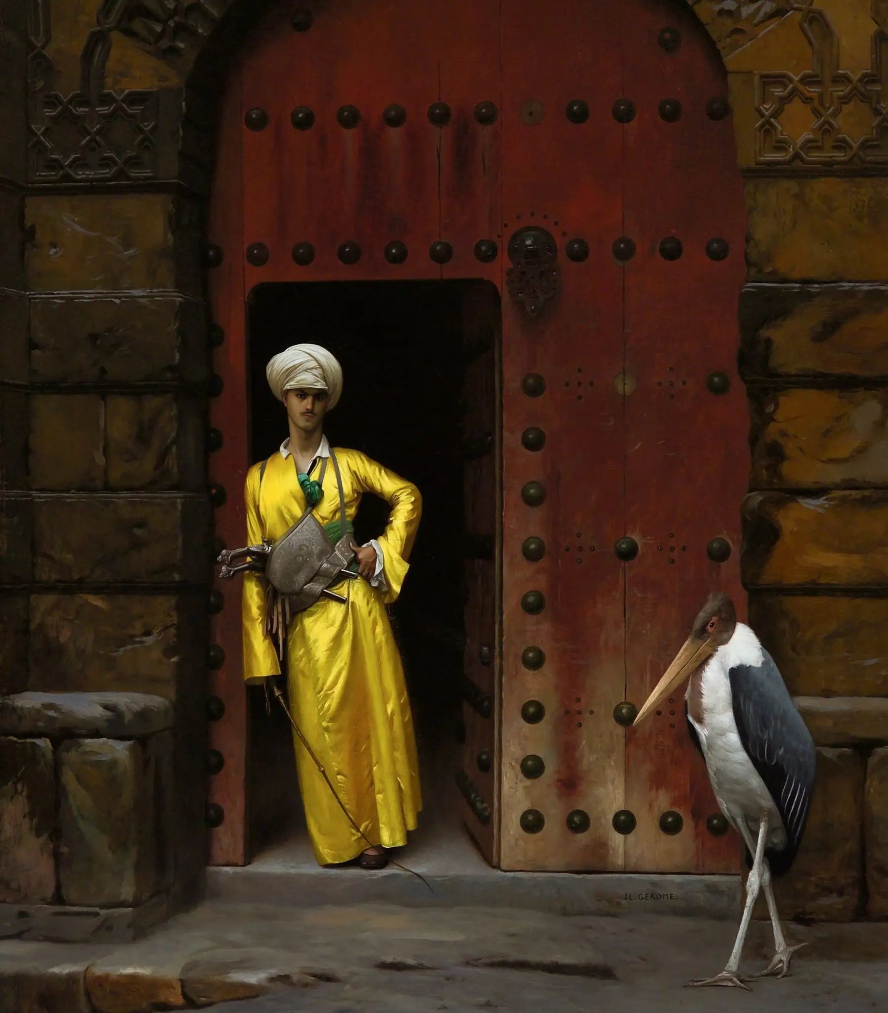 Le Marabout - Jean-Léon Gérôme image 1 reproduction de peinture à l’huile