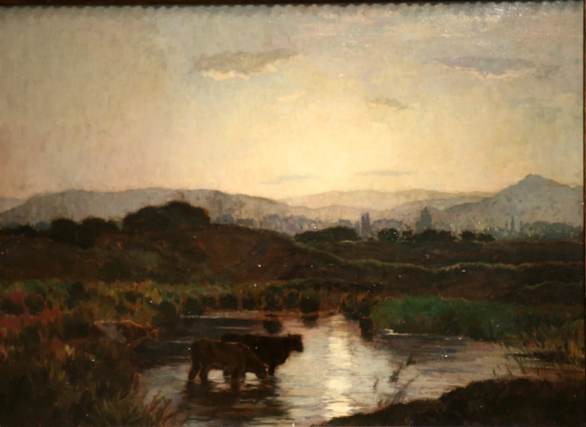 Le Marais des Lecques - René Ménard image 1 copie de tableau peinte à la main