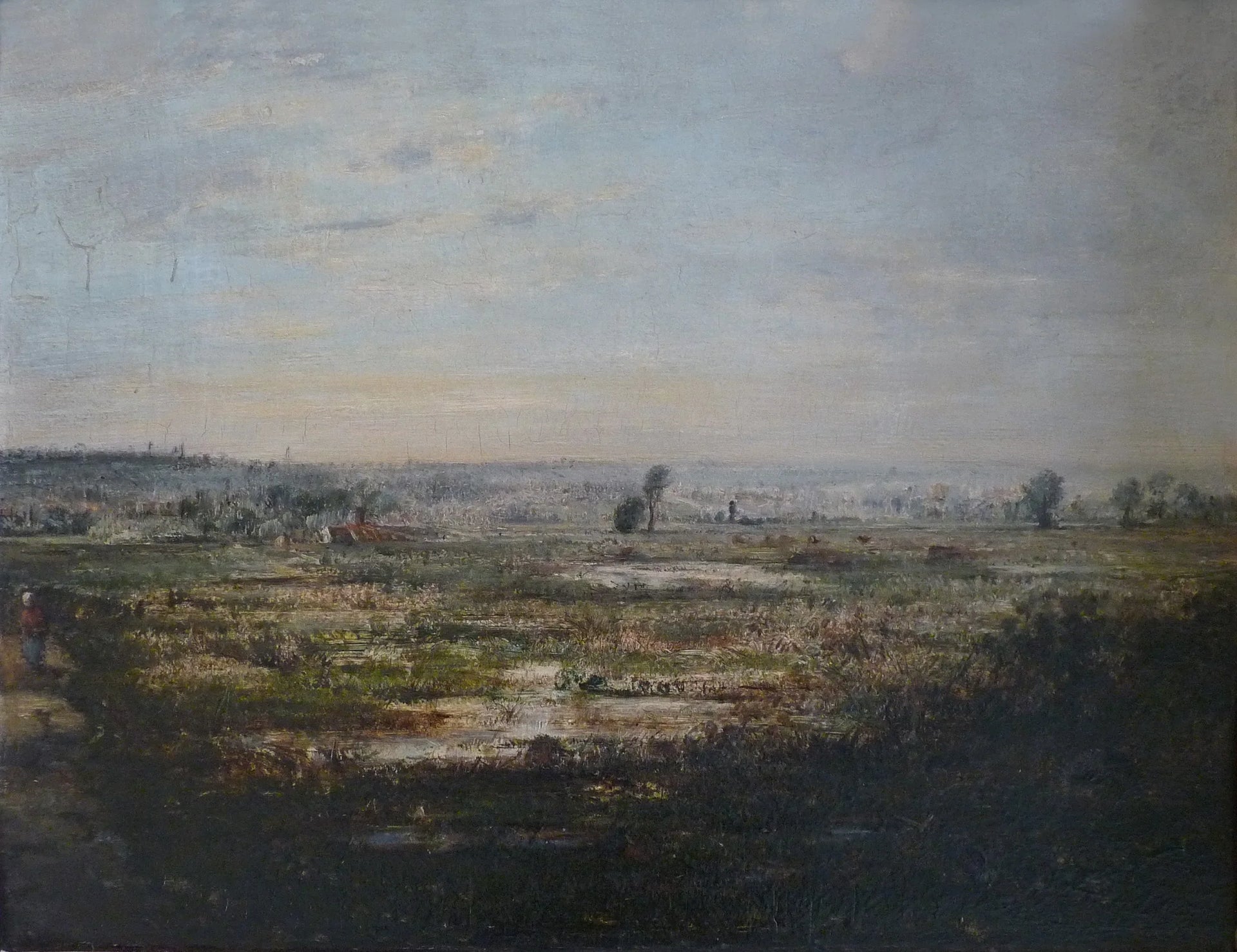 Le marais - Théodore Rousseau image 1 tableau peint à l’huile sur toile