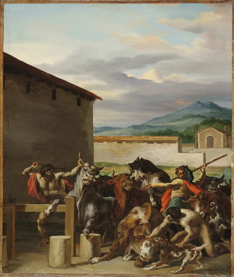 Le marché aux bœufs - Théodore Géricault
