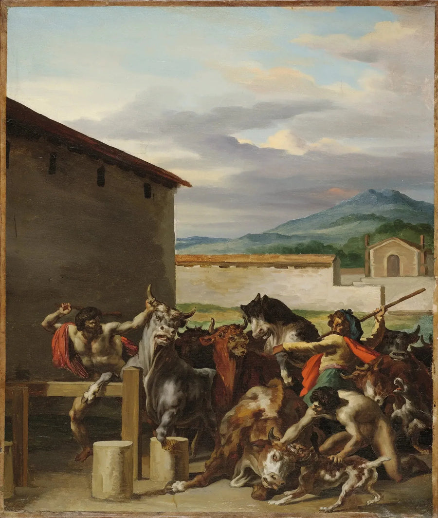Le marché aux bœufs - Théodore Géricault