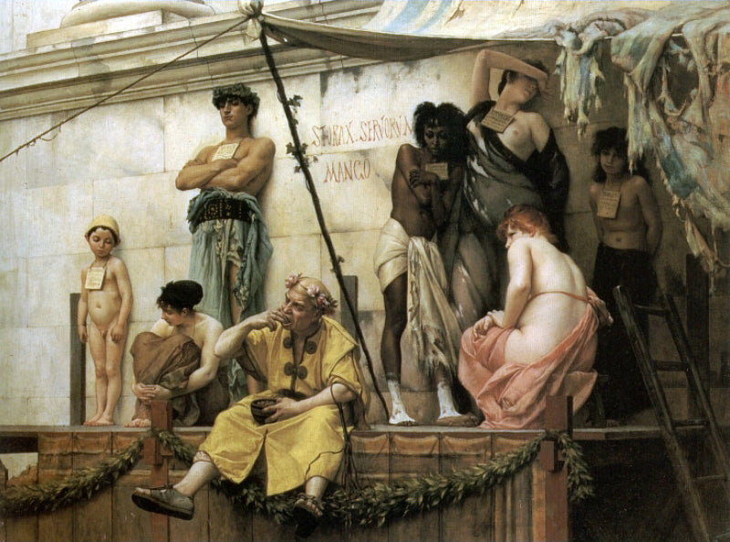Le Marché aux esclaves - Gustave Boulanger image 1 reproduction d’œuvre d’art à l’huile