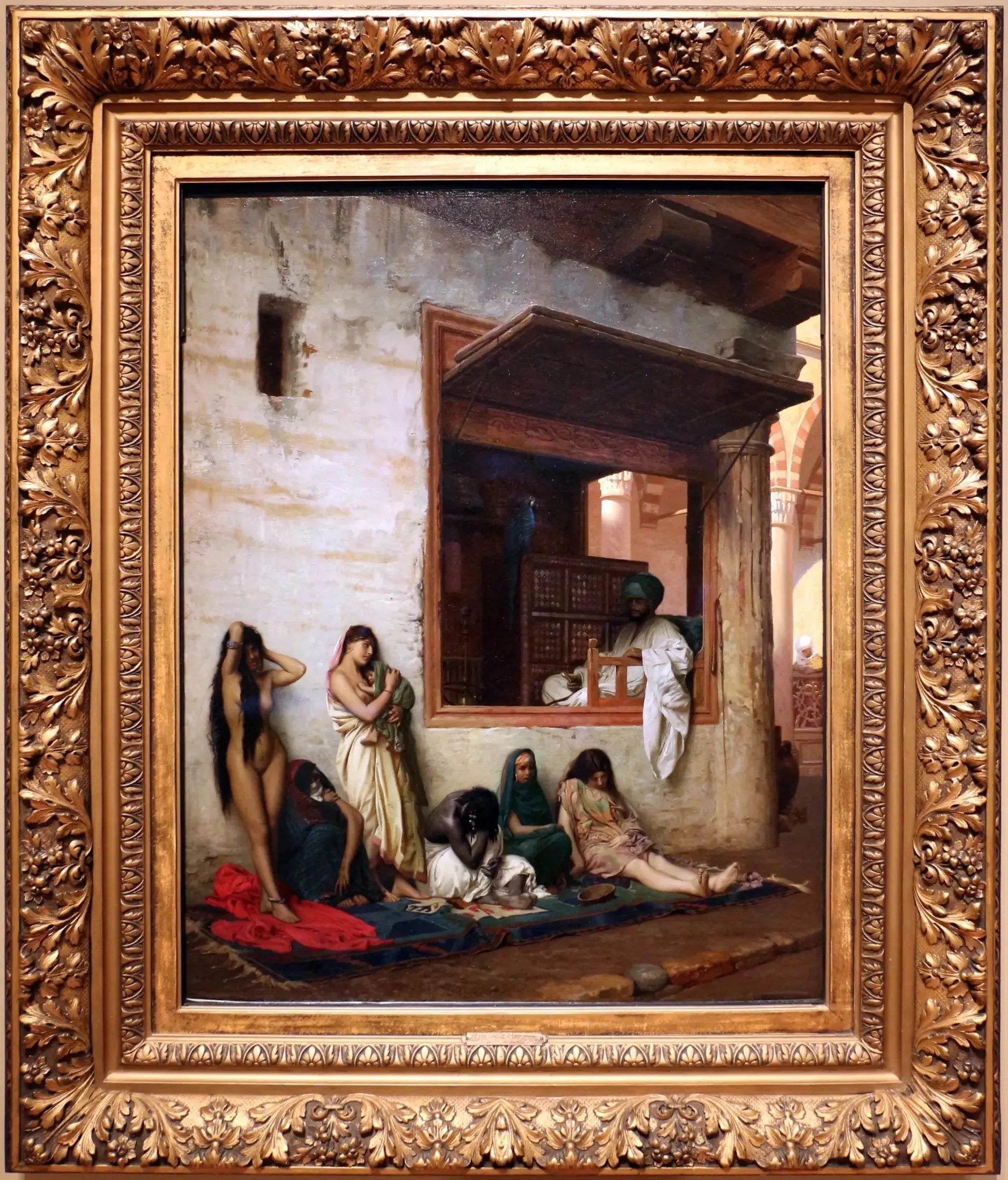Le marché aux esclaves - Jean-Léon Gérôme image 2 reproduction artisanale de tableau