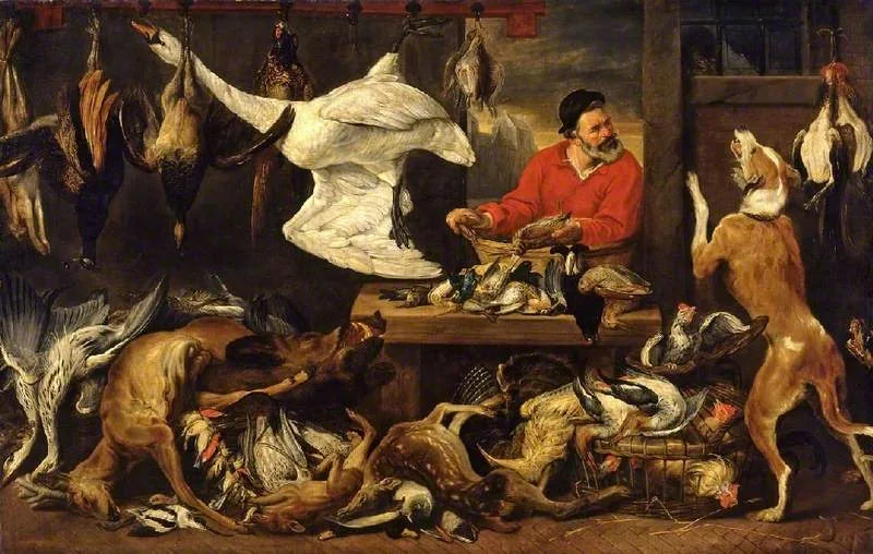 Le marché aux volailles - Frans Snyders image 1 tableau peint à l’huile sur toile