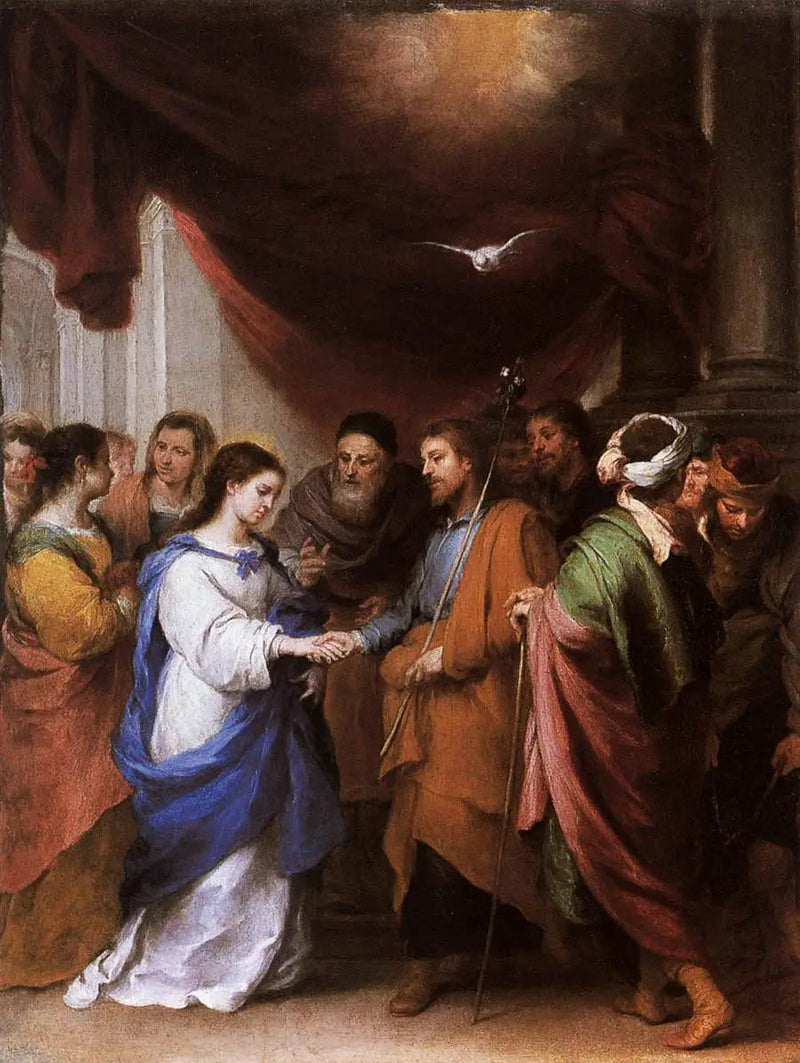 Le Mariage de la Vierge - Bartolomé Esteban Murillo
