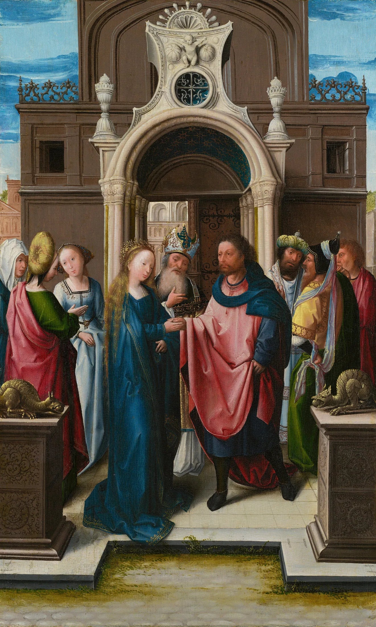 Le Mariage de la Vierge - Bernard van Orley image 1 tableau peint à l’huile sur toile
