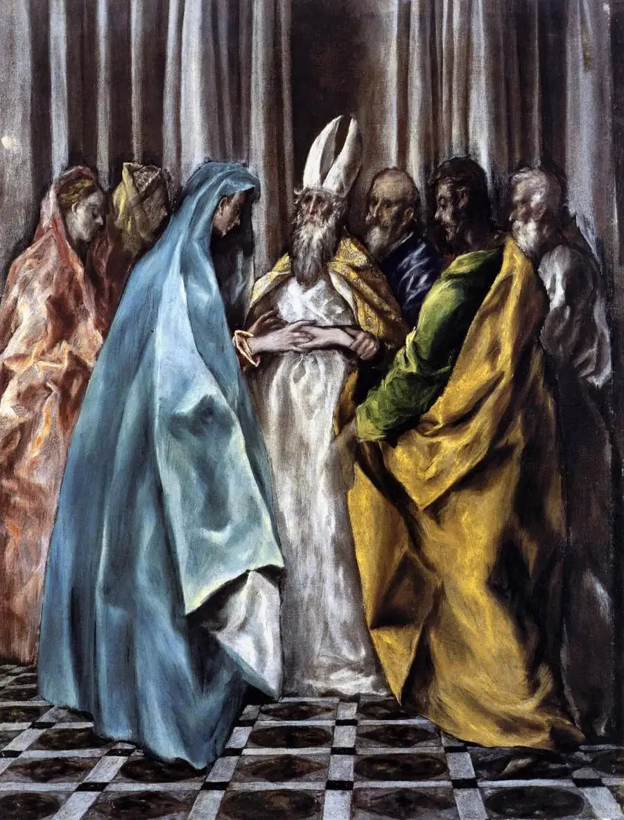 Le Mariage de la Vierge - El Greco image 1 reproduction de peinture à l’huile
