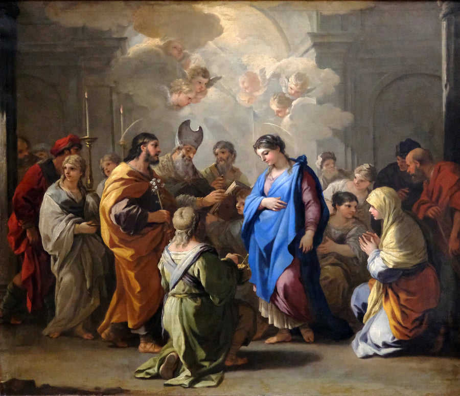 Le Mariage de la Vierge - Luca Giordano