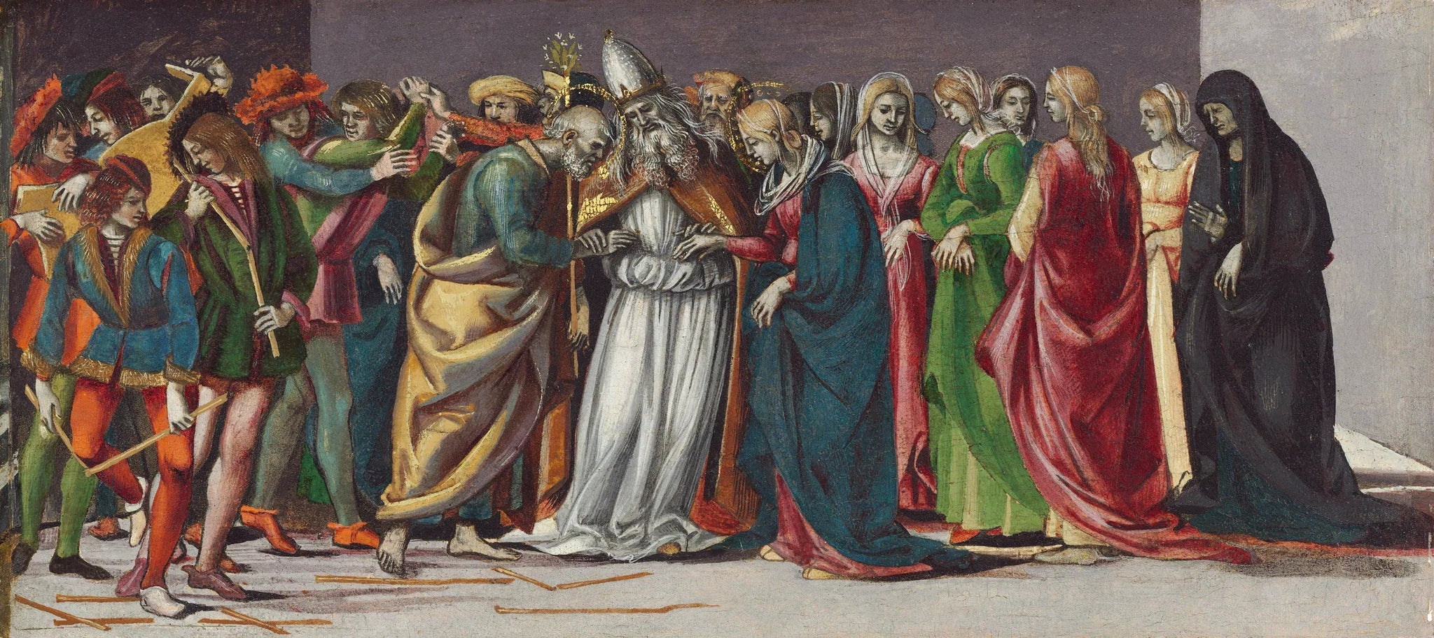 Le Mariage de la Vierge - Luca Signorelli image 1 reproduction d’œuvre d’art à l’huile