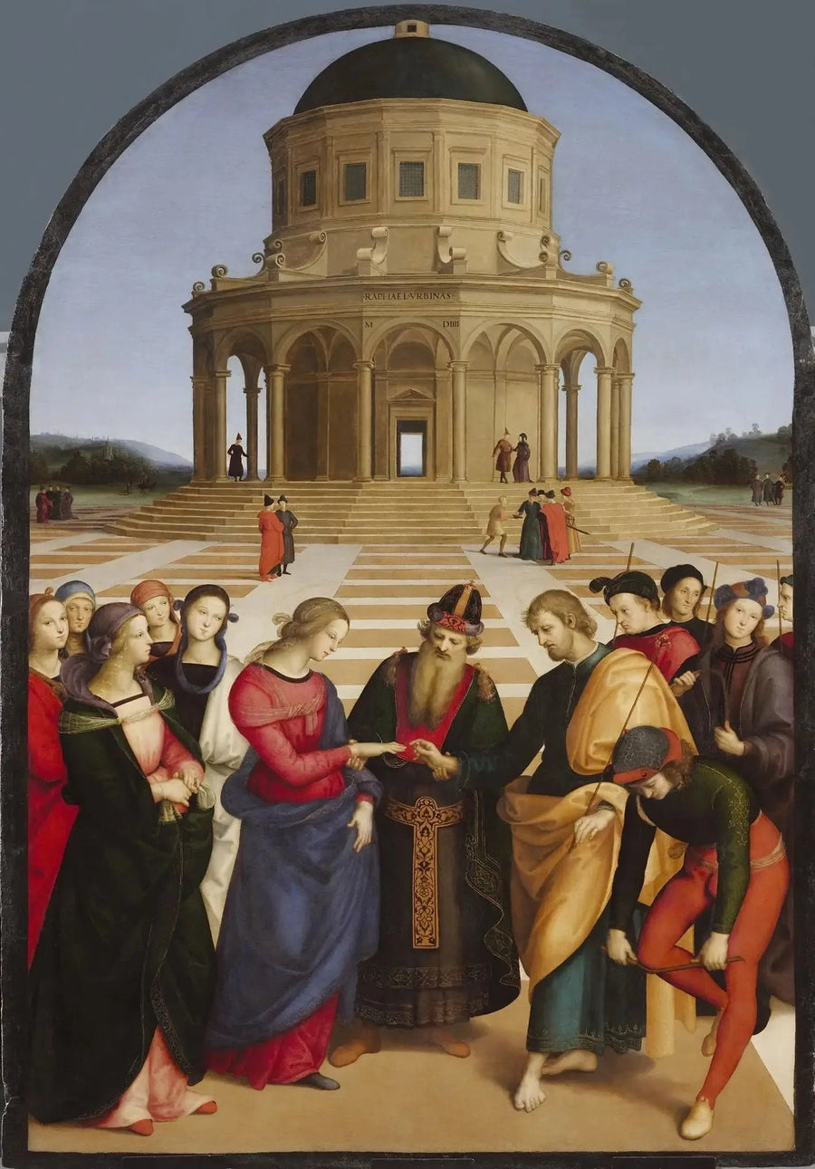 Le Mariage de la Vierge - Raphaël Sanzio