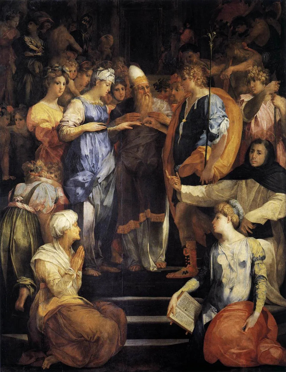 Le Mariage de la Vierge - Rosso Fiorentino image 1 tableau peint à l’huile sur toile