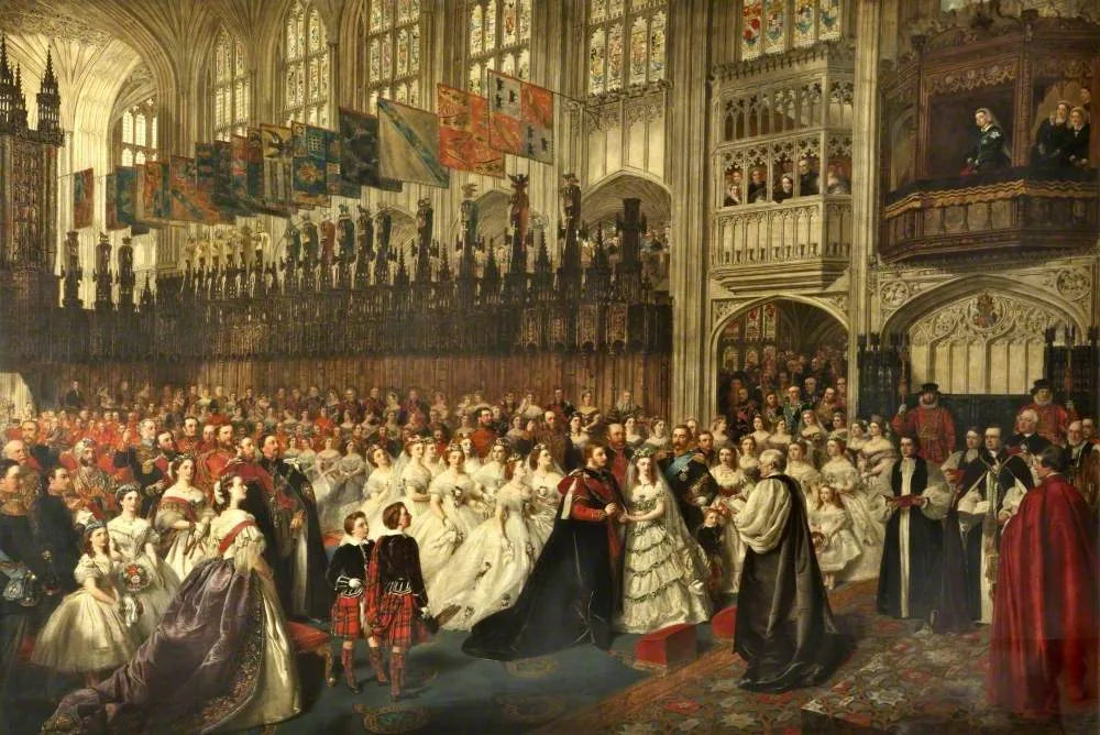Le mariage du prince de Galles - William Powell Frith image 1 copie peinte à la main à l’huile